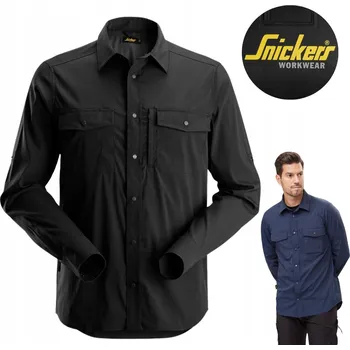 Pánská košile Snickers Košile Rip-Stop LiteWork Černá