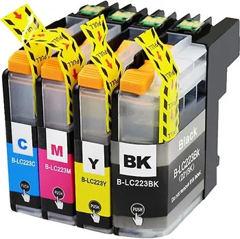 Cartridge Brother LC-223BCMY - LC223BCMY kompatibilní černá/azurová/purpurová/žlutá