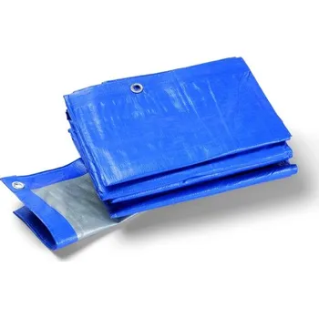 Krycí plachta Schuller Eh´klar Průmyslová ochranná plachta s oky 180 g modro šedá Varianta: Průmyslová ochranná plachta s oky 180 g modro šedá 1,5 x 6 m