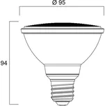 Sylvania LED reflektor E27 11W PAR30 3000K stmívání 36° 820lm