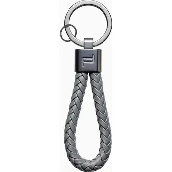 Porsche Design Keyring Leather Cord klíčenka s koženým řemínkem antracit