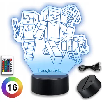 Lampička Noční lampa Koala Wood, vícebarevná