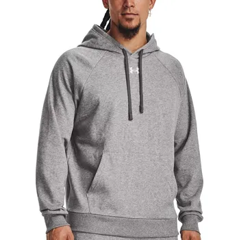 Pánská mikina Mikina s kapucí Under Armour UA Rival Fleece Hoodie-GRY 1379757-025 Velikost 3XL