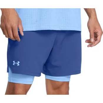 Pánské kraťasy Šortky Under Armour UA Vanish Woven 2in1 Sts-BLU 1373764-432 Velikost XXL