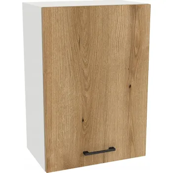 Kuchyňská skříňka Horní kuchyňská skříňka 50/72 CAPRI, korpus bílý, dvířka Dub Evoke