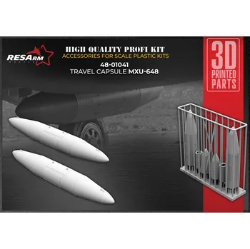 Plastikový model RESARM 1/48 MXU-648 Travel Pod (2 pcs.)
