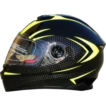 Helma na motorku Maxx Helma integrální FF 965 se sluneční clonou Velikost: XL