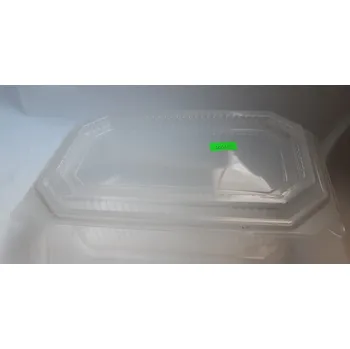 Jednorázové nádobí Vanička průhledná s integr. víčkem (PP) DOPRODEJ 1250ml