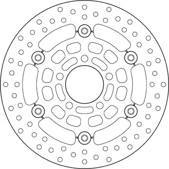 Brzdový kotouč Brzdový kotouč BREMBO 78B40819 plovoucí KYMCO Downtown 300 2009-2014