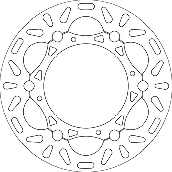 Brzdový kotouč brzdový kotouč plovoucí, NEWFREN HONDA XL 600 LM Paris Dakar 1985-1987