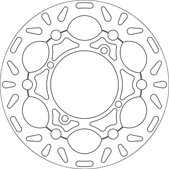 Brzdový kotouč brzdový kotouč plovoucí, NEWFREN DF5104AF