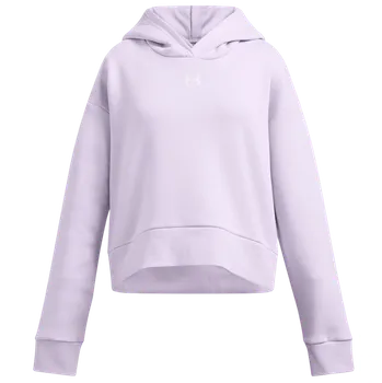 Dámské oblečení Mikina s kapucí Under Armour UA Rival Fleece Hoodie 1379517-535 Velikost YXS