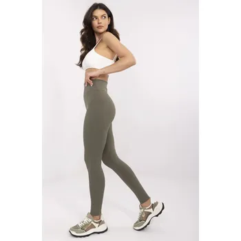 Dámské kalhoty Stylové khaki legíny RV-