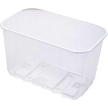 Miska na ovoce průhledná (PP) 193x119x105mm/1000g