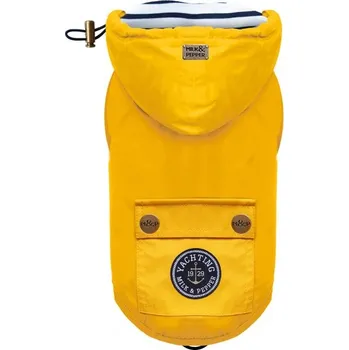 MILK&PEPPER Milkandpepper Babord pláštěnka pro psy žlutá Velikost: 32