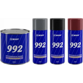 barva na kov HB Body 992 1K antikorozní základ Varianta: HB Body 992 1K antikorozní základ černý 5 kg