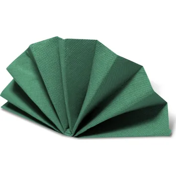 Papírový ubrousek Ubrousek DekoStar tmavě zelený 38 x 38 cm [50 ks],rychlé dodání