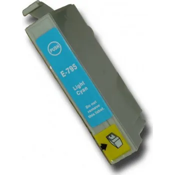 Cartridge Epson T079540 - C13T079540 kompatibilní světle azurová