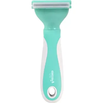 Kartáč pro zvířata Samočistící vyčesávací hrablo 7,5x16,5cm