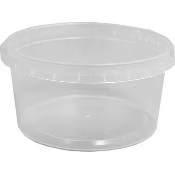 Jednorázové nádobí Kelímek PP se zámkem - transparentní 240 ml