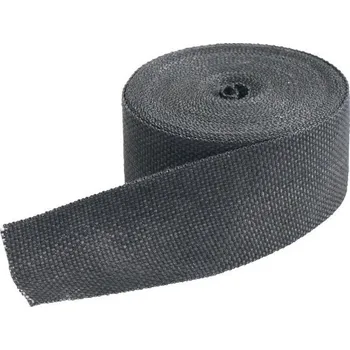 Výfuk pro motocykl Louis Omotávka na výfuk černá - šířka 50 mm