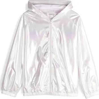 Dívčí bunda GATE Holografická přechodná bunda s kapucí 3Y 425-0057/10