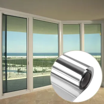 Okenní fólie Zrcadlová fólie na okna - stříbrná