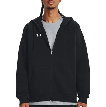 Pánská mikina Mikina s kapucí Under Armour UA Rival Fleece FZ Hoodie-BLK 1379767-001 Velikost XS