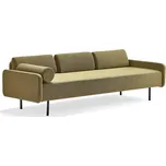 AJ Produkty Pohovka TRENDY, 3místná, textilní potah, zlatá