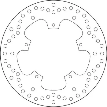 Brzdový kotouč Brzdový kotouč BREMBO Oro Fix - 68B407B6 PIAGGIO/VESPA X8 250 2005-2006