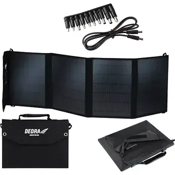 IP kamera Přenosný solární panel Dedra DEZT0040, 40 W