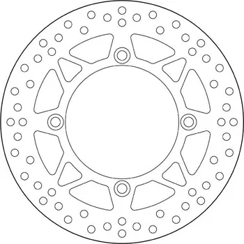 Brzdový kotouč Brzdový kotouč BREMBO 68B407B5 fix SUZUKI AN 650 Burgman (Executive) 2002-2003