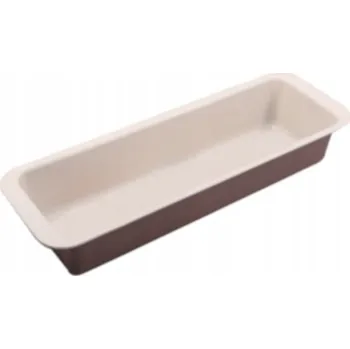 Nádoba na pečení SNB plech na pečení forma na biskupský chlebíček caffe creme 35x11 cm