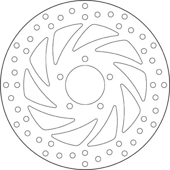 Brzdový kotouč Brzdový kotouč BREMBO 68B407B0 fix DERBI Boulevard 125 2007-2015