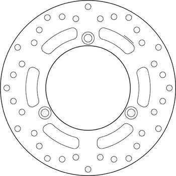 Brzdový kotouč Brzdový kotouč BREMBO 68B407M1 fix SUZUKI UH 125 Burgman 2014-2017