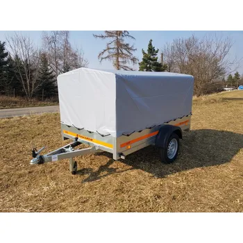 Přívěs k motorovému vozidlu privesyskladem.cz ECO 2612 (263 x 125 cm ) +plachta 80cm přívěsný vozík s plachtou