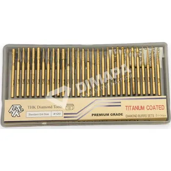 Příslušenství k frézce Diamantová brusná tělíska 30ks 2.35 mm s titanovým povrchem