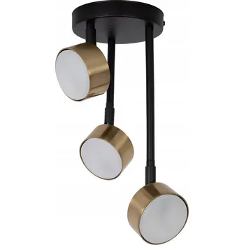NEMO 3 stropní svítidlo černé/zlaté kartáčované