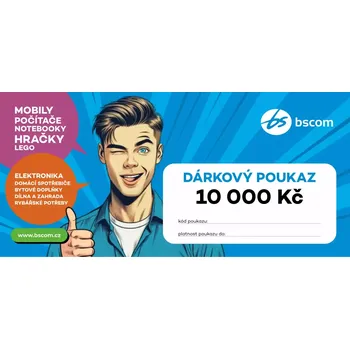 Dárková visačka Dárkový poukaz na nákup zboží v hodnotě 10 000 Kč