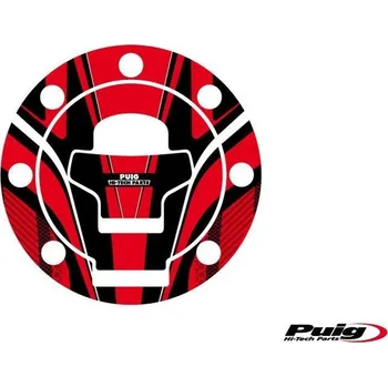 Ochranné nálepky na víčko nádrže puig radikal 6316r červená