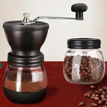 Kuchyňský mlýnek RUČNÍ MLÝNEK NA KÁVU, PEPŘ, SŮL, KOŘENÍ A BYLINKY, SILNÝ ČERNÝ