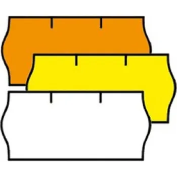 Papír Etiketa CONTACT bílá - oblá 26x12mm