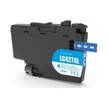 Cartridge Brother LC-427XLC - LC427XLC kompatibilní azurová