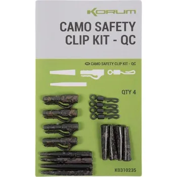 Korum Závěsky Camo Safety Clip Kit QC 4ks