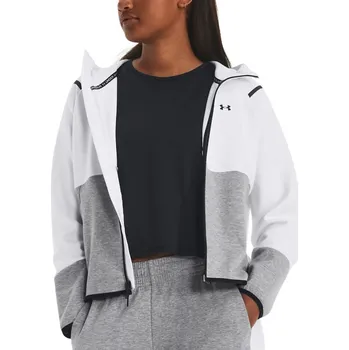 Dámská mikina Mikina s kapucí Under Armour Unstoppable Flc FZ-BLK 1379842-001 Velikost XXL