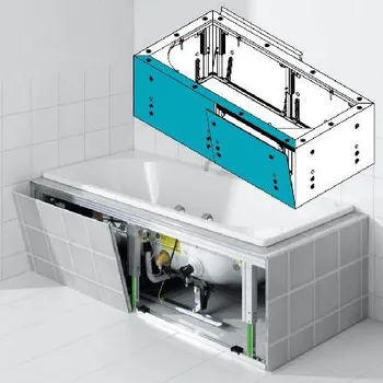 Panel k vaně Kaldewei Příslušenství - Multiverso podélný panel 1800 550000040000