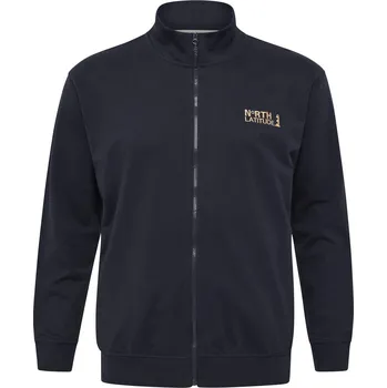 Pánská mikina Pánská mikina 51115 NORTH tmavě šedá s výšivkou 4XL - 8XL NORTH ODE-NO-51115-0581 - 7XL