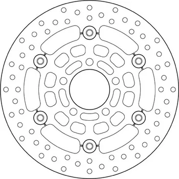 Brzdový kotouč Brzdový kotouč BREMBO 78B40819 plovoucí KYMCO Downtown 200 2010-2014
