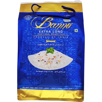 Rýže Rýže basmati extra dlouhá 5 kg BANNO