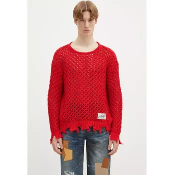 Dámský svetr Svetr Andersson Bell Damaged Boatneck, L, červená, 33X